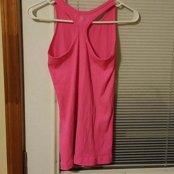 Athleta Pink Tank Top Activewear Exercise - Picture 3 of 4